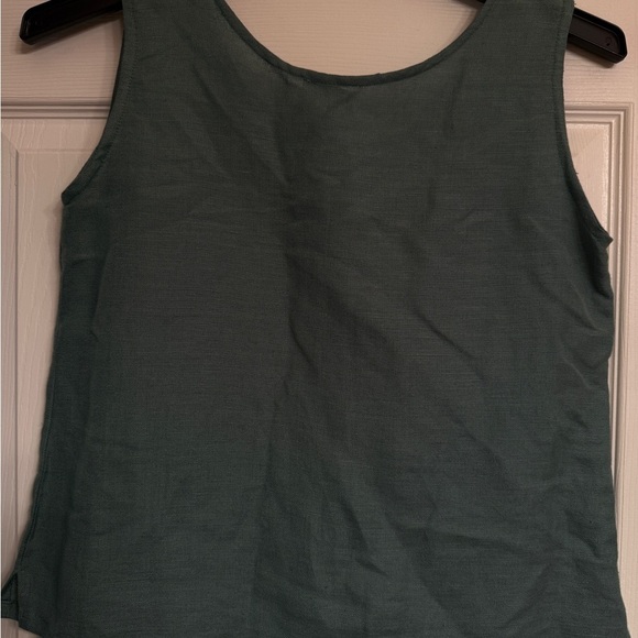 Sandy Starkman linen blend set! Top is L Bottom is M! Cool airy breezy comfy - Picture 6 of 10